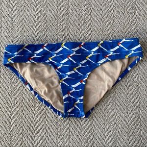 J Crew Synchronized Swim Print Bikini Bottom